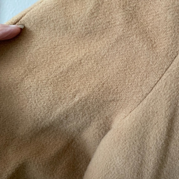 Mario De Pinto NY Vintage 70s Women’s Wool Pea Coat Camel Size 12 RARE USA - Picture 10 of 14